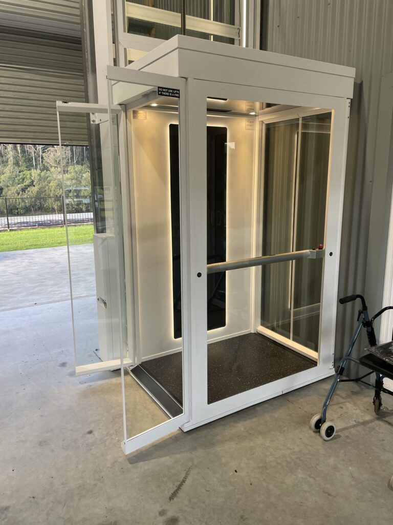 Ascenda through-floor home lift supplied for a Nowra installation